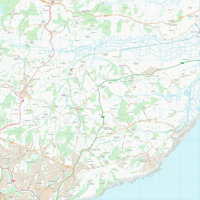 Rother Postcode Map Rother District (TQ81) Map by UK Topographic Maps | Avenza Maps