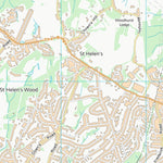 UK Topographic Maps Rother District (TQ81) digital map