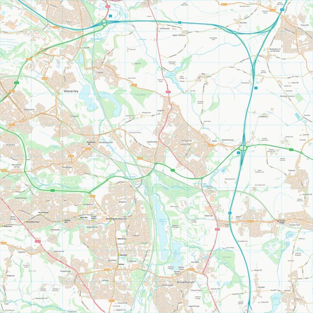 Rotherham District (B) (SK48) Map by UK Topographic Maps | Avenza Maps