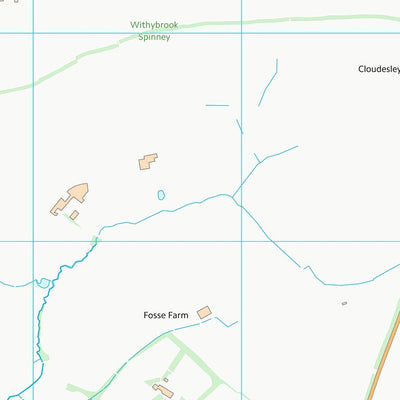 UK Topographic Maps Rugby District (B) (SP48) digital map
