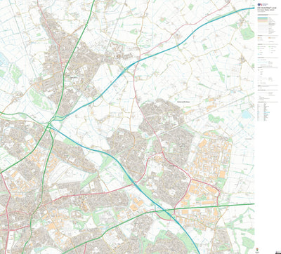 UK Topographic Maps Rural South Ward 1 (1:10,000) digital map