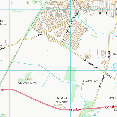 UK Topographic Maps Rushcliffe District (B) (SK52) digital map