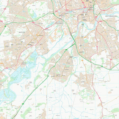 UK Topographic Maps Rushcliffe District (B) (SK53) digital map