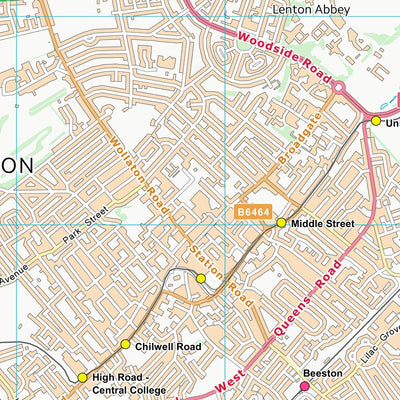 UK Topographic Maps Rushcliffe District (B) (SK53) digital map