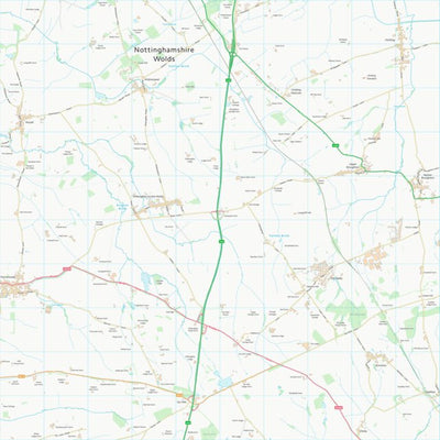 UK Topographic Maps Rushcliffe District (B) (SK62) digital map