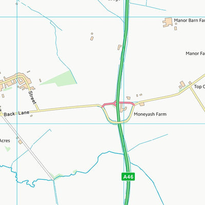 UK Topographic Maps Rushcliffe District (B) (SK62) digital map