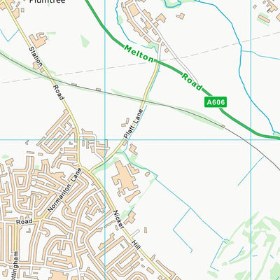 UK Topographic Maps Rushcliffe District (B) (SK63) digital map