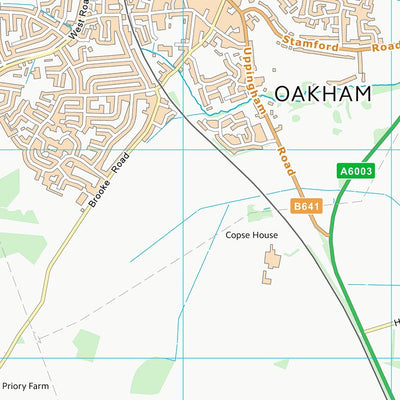 UK Topographic Maps Rutland (SK80) digital map
