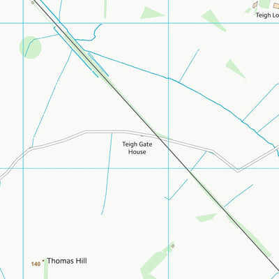 UK Topographic Maps Rutland (SK81) digital map