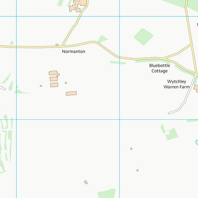UK Topographic Maps Rutland (SK90) digital map