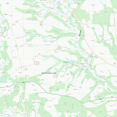 UK Topographic Maps Ryedale District (SE58) digital map