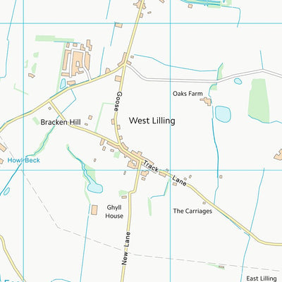 UK Topographic Maps Ryedale District (SE66) digital map