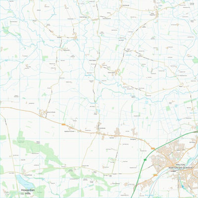 UK Topographic Maps Ryedale District (SE77) digital map