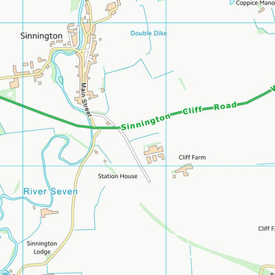 UK Topographic Maps Ryedale District (SE78) digital map