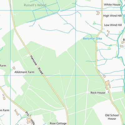 UK Topographic Maps Ryedale District (SE79) digital map