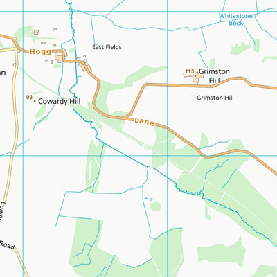 UK Topographic Maps Ryedale District (SE86) digital map
