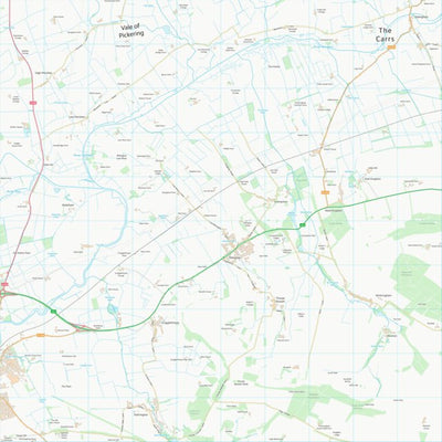 UK Topographic Maps Ryedale District (SE87) digital map