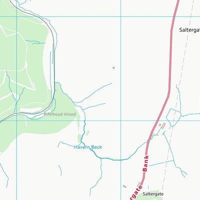 UK Topographic Maps Ryedale District (SE89) digital map