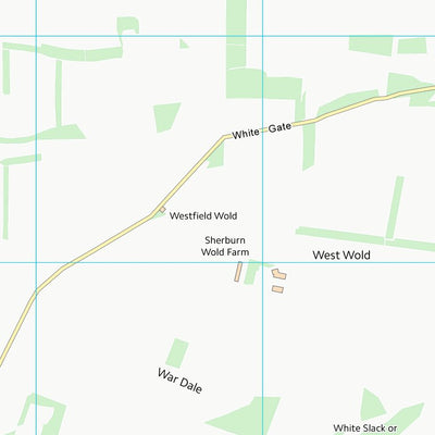 UK Topographic Maps Ryedale District (SE97) digital map
