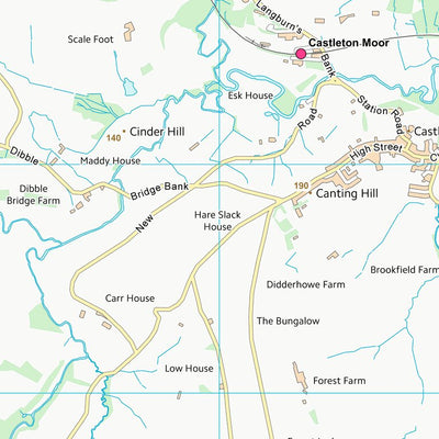UK Topographic Maps Scarborough District (B) (NZ60) digital map