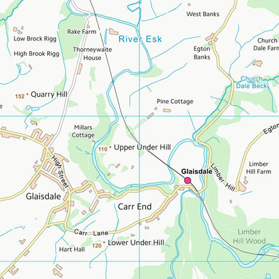 UK Topographic Maps Scarborough District (B) (NZ70) digital map