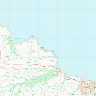 UK Topographic Maps Scarborough District (B) (NZ81) digital map