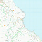 UK Topographic Maps Scarborough District (B) (NZ90) digital map