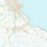 UK Topographic Maps Scarborough District (B) (TA08) digital map