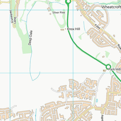 UK Topographic Maps Scarborough District (B) (TA08) digital map