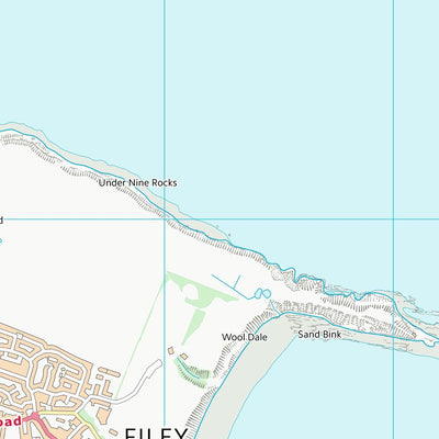 UK Topographic Maps Scarborough District (B) (TA18) digital map