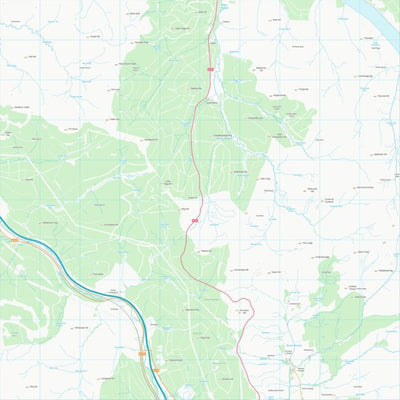 UK Topographic Maps Scottish Borders (NT01) digital map