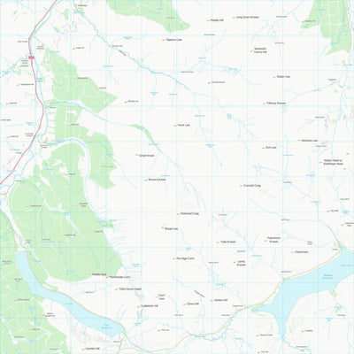 UK Topographic Maps Scottish Borders (NT12) digital map