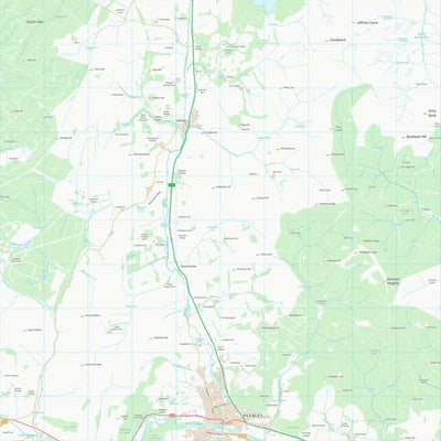 UK Topographic Maps Scottish Borders (NT24) digital map