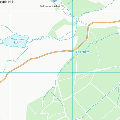 UK Topographic Maps Scottish Borders (NT31) digital map