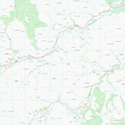 UK Topographic Maps Scottish Borders (NT32) digital map