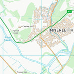 UK Topographic Maps Scottish Borders (NT33) digital map