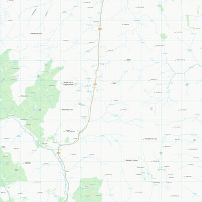 UK Topographic Maps Scottish Borders (NT34) digital map