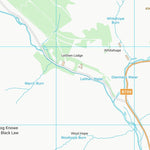UK Topographic Maps Scottish Borders (NT34) digital map