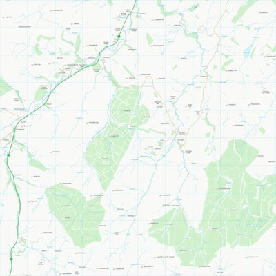 UK Topographic Maps Scottish Borders (NT40) digital map