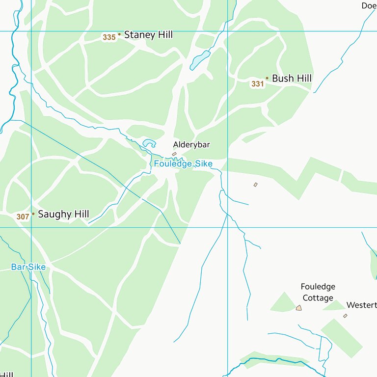 Scottish Borders (NT40) Map by UK Topographic Maps | Avenza Maps