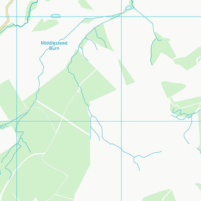 UK Topographic Maps Scottish Borders (NT42) digital map