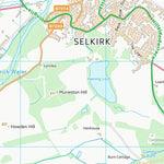 UK Topographic Maps Scottish Borders (NT42) digital map