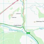 UK Topographic Maps Scottish Borders (NT43) digital map