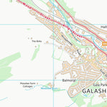 UK Topographic Maps Scottish Borders (NT43) digital map