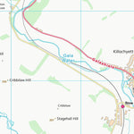 UK Topographic Maps Scottish Borders (NT44) digital map