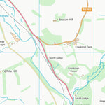 UK Topographic Maps Scottish Borders (NT45) digital map