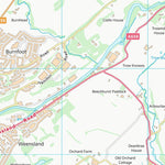 UK Topographic Maps Scottish Borders (NT51) digital map