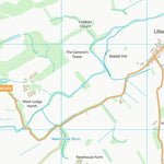 UK Topographic Maps Scottish Borders (NT52) digital map