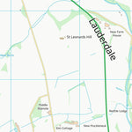 UK Topographic Maps Scottish Borders (NT54) digital map