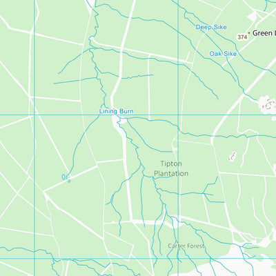 UK Topographic Maps Scottish Borders (NT60) digital map